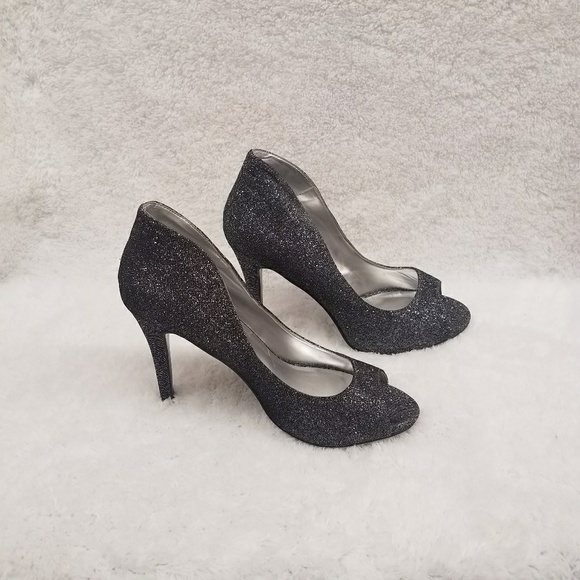 Caparros NEO Platform Open Toe Shoes Black Sz 10 - Picture 2 of 8